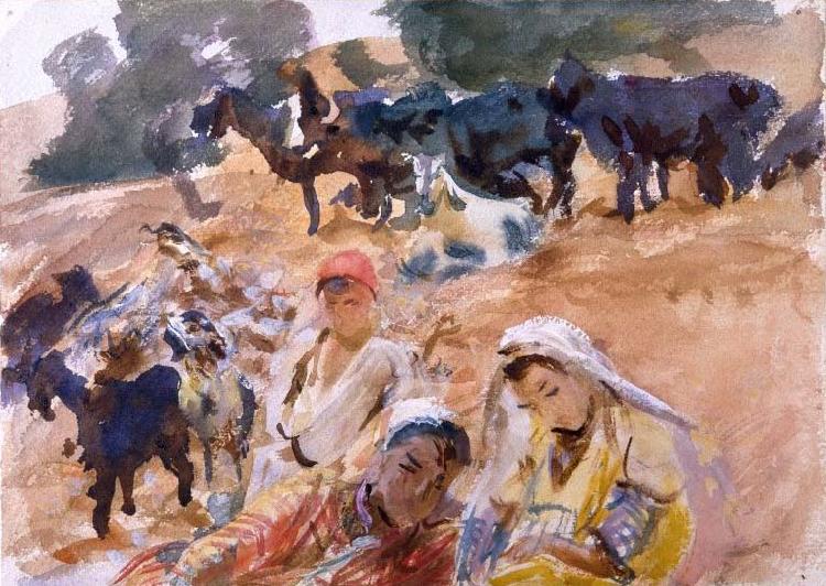 John Singer Sargent Goatherds oil painting picture